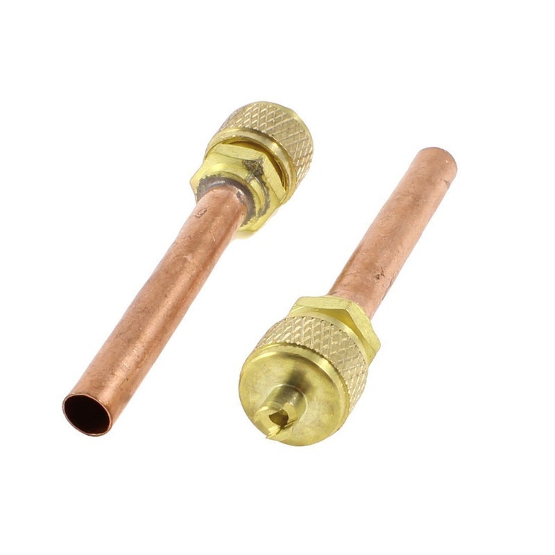 GBSTORE 5 Pcs Air Conditioner Spare Part 6mm Copper Tube OD Filling Access Valve Monodirectional CT-340 - Image 2